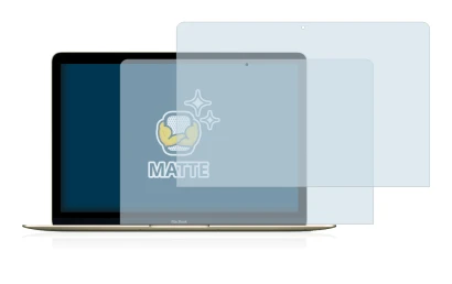 Image de l'appareil Apple MacBook Retina 12" (Début 2016) avec une grande variété de protections d'écran.