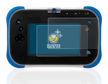 Image de l'appareil Vtech Storio Max 2.0 avec une grande variété de protections d'écran.