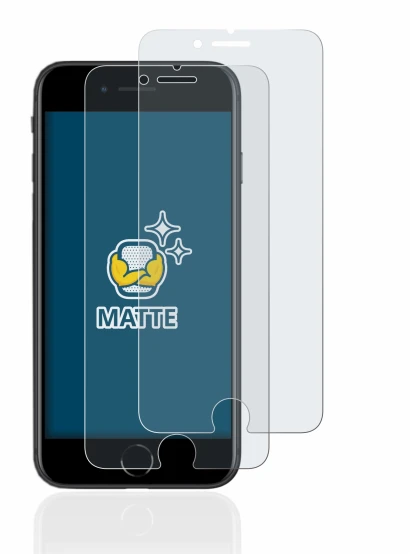 Image de l'appareil Apple iPhone SE 2 2020 avec une grande variété de protections d'écran.