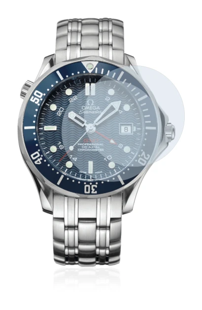 Image de l'appareil Omega Seamaster Diver (41 mm) avec une grande variété de protections d'écran.