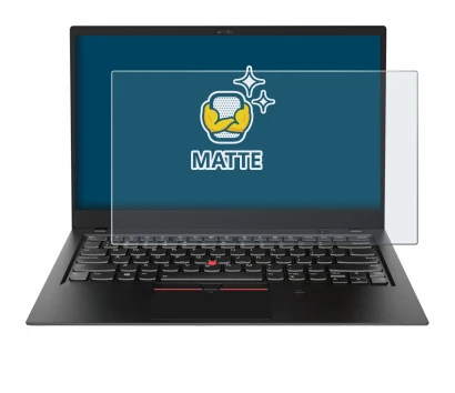 Image de l'appareil Lenovo ThinkPad X1 Carbon (6ème Gen.) avec une grande variété de protections d'écran.
