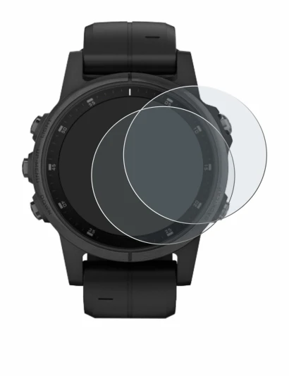 Image de l'appareil Garmin Fenix 5S Plus (42 mm) avec une grande variété de protections d'écran.