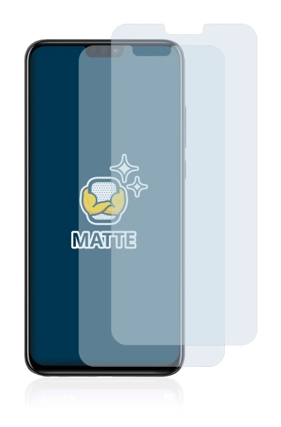 Image de l'appareil Honor 8X avec une grande variété de protections d'écran.