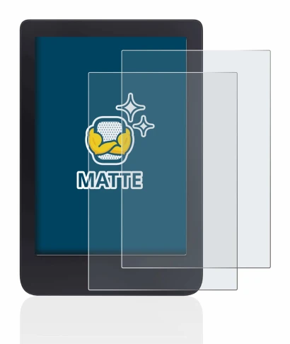 Image de l'appareil Tolino Shine 3 avec une grande variété de protections d'écran.