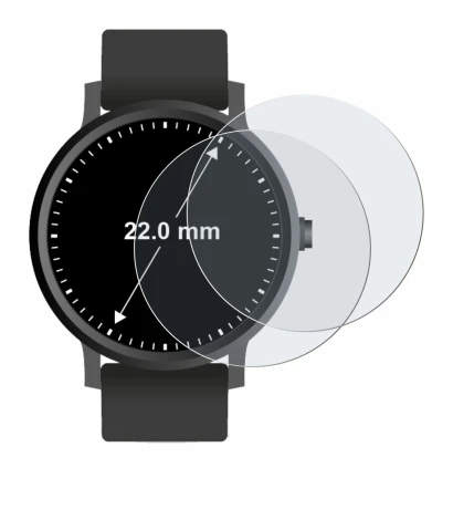 Image de l'appareil Circulaire Displays (ø: 22 mm) avec une grande variété de protections d'écran.