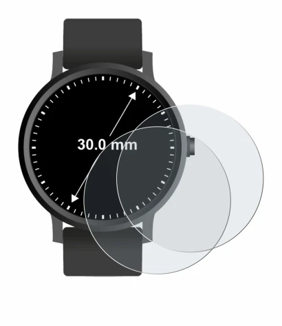 Image de l'appareil Circulaire Displays (ø: 30 mm) avec une grande variété de protections d'écran.
