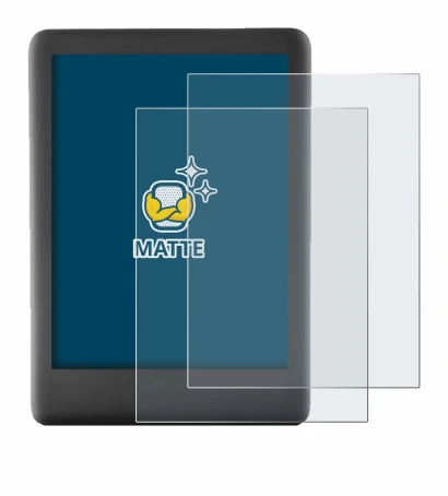 Image de l'appareil Amazon Kindle 2019 (10ème Gen.) avec une grande variété de protections d'écran.