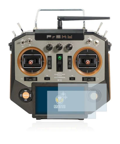 Image de l'appareil FrSky Horus X10 avec une grande variété de protections d'écran.