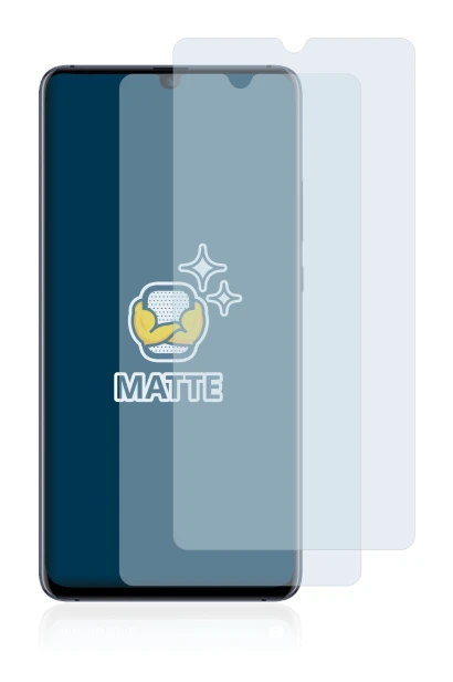 Image de l'appareil Huawei Mate 20 X (5G) avec une grande variété de protections d'écran.