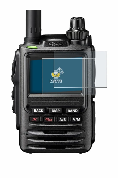 Image de l'appareil Yaesu FT-3D avec une grande variété de protections d'écran.
