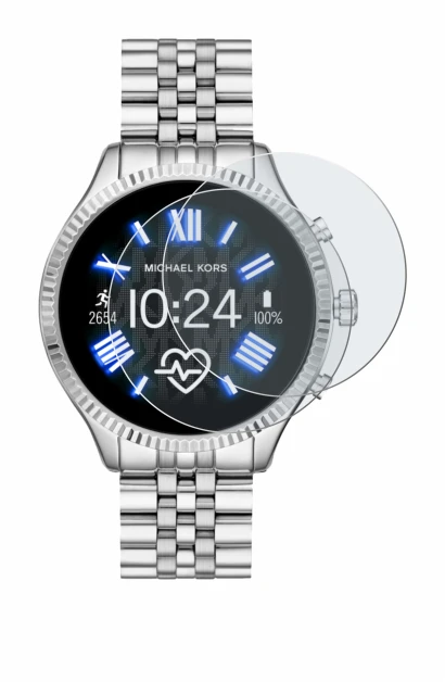 Image de l'appareil Michael Kors Access Lexington 2 avec une grande variété de protections d'écran.
