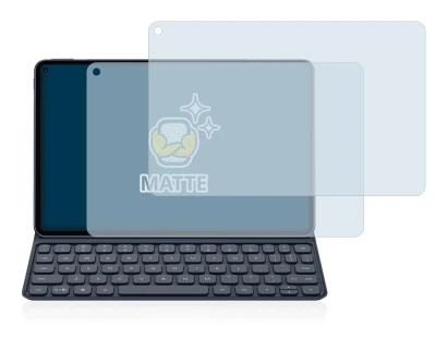 Image de l'appareil Huawei MatePad Pro (2019) avec une grande variété de protections d'écran.