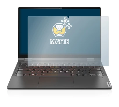 Image de l'appareil Lenovo Yoga C640 avec une grande variété de protections d'écran.
