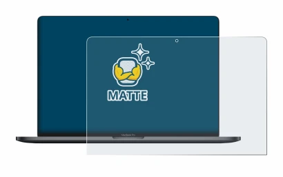 Image de l'appareil Apple MacBook Pro 13" 2020 avec une grande variété de protections d'écran.