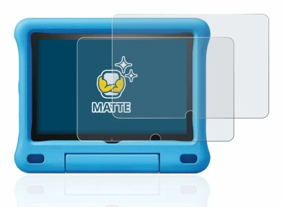 Image de l'appareil Amazon Fire HD 8 Kids Edition 2020 (10ème Gen.) avec une grande variété de protections d'écran.