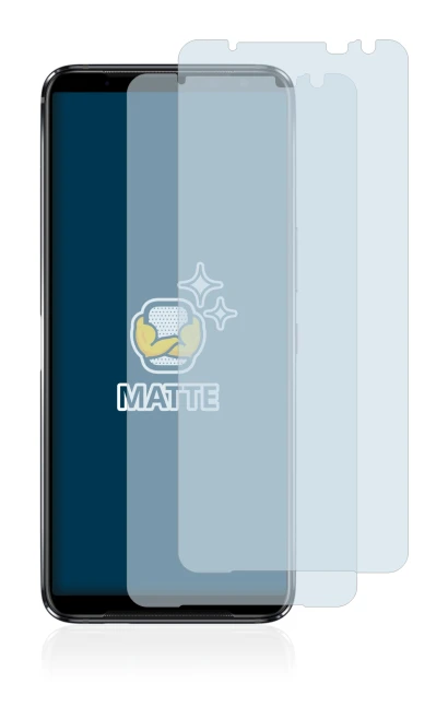 Image de l'appareil ASUS ROG Phone 3 ZS661KS avec une grande variété de protections d'écran.