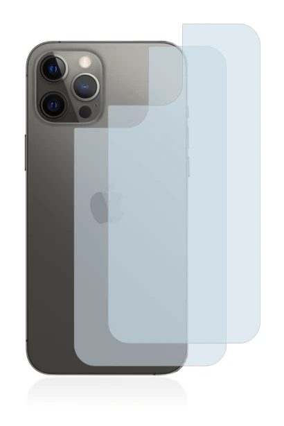 Image de l'appareil Apple iPhone 12 Pro Max (Arrière) avec une grande variété de protections d'écran.