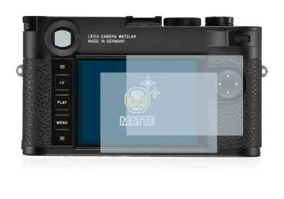 Image de l'appareil Leica M10-R avec une grande variété de protections d'écran.