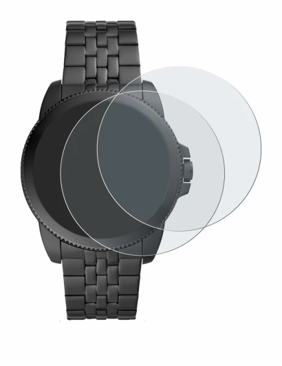 Image de l'appareil Fossil Gen 5E avec une grande variété de protections d'écran.