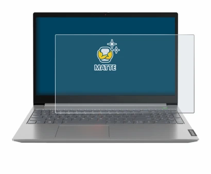 Image de l'appareil Lenovo ThinkBook 14 Gen 1 avec une grande variété de protections d'écran.