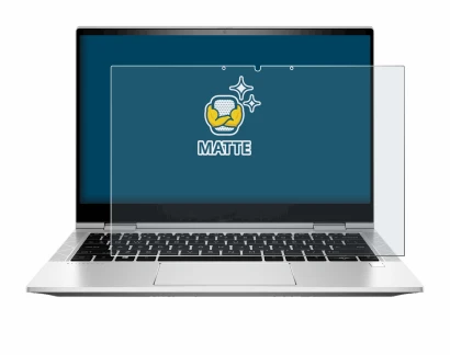 Image de l'appareil HP EliteBook x360 830 G8 avec une grande variété de protections d'écran.