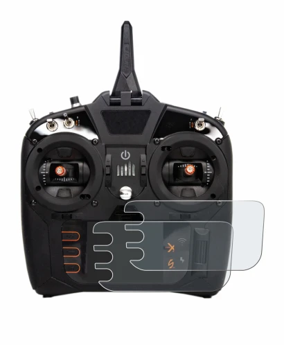 Image de l'appareil Spektrum NX8 avec une grande variété de protections d'écran.