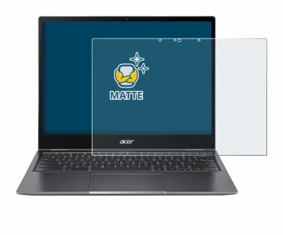 Image de l'appareil Acer Chromebook Spin 713 avec une grande variété de protections d'écran.