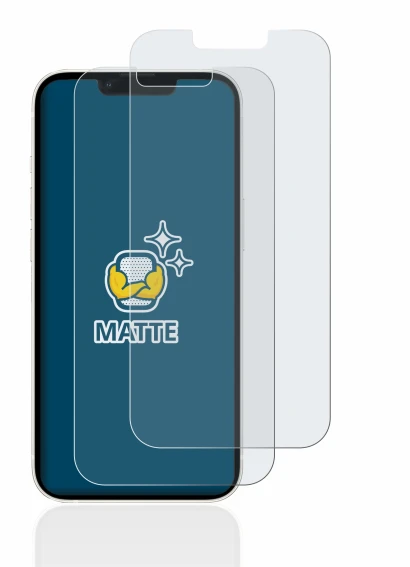 Image de l'appareil Apple iPhone 13 avec une grande variété de protections d'écran.