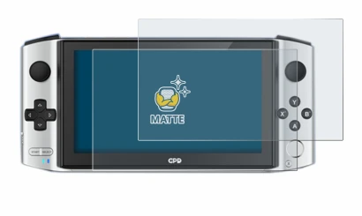 Image de l'appareil GPD Win 3 avec une grande variété de protections d'écran.
