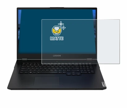 Image de l'appareil Lenovo Legion 5 15.6" avec une grande variété de protections d'écran.