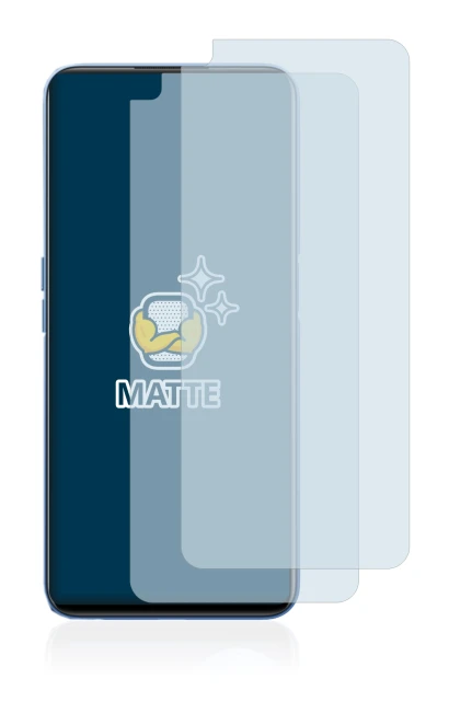 Image de l'appareil realme 8 5G avec une grande variété de protections d'écran.