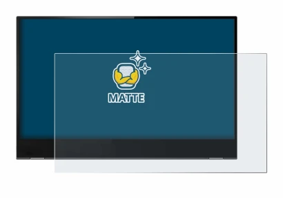 Image de l'appareil Lenovo ThinkVision M14t avec une grande variété de protections d'écran.