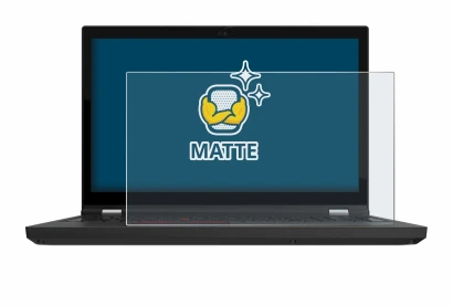 Image de l'appareil Lenovo ThinkPad P15 Gen 2 avec une grande variété de protections d'écran.