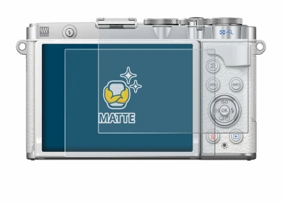 Image de l'appareil Olympus PEN E-P7 avec une grande variété de protections d'écran.