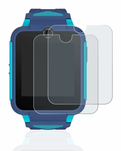 Image de l'appareil TCL Movetime Family Watch 2 avec une grande variété de protections d'écran.