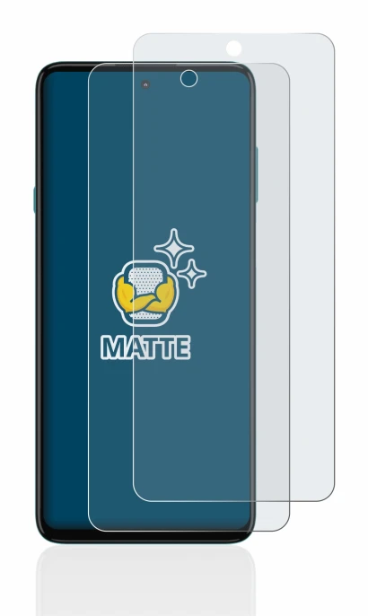 Image de l'appareil Motorola Edge 20 Lite avec une grande variété de protections d'écran.