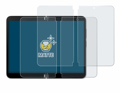 Image de l'appareil Microsoft Surface Duo 2 (Affichage interne) avec une grande variété de protections d'écran.