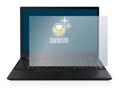 Image de l'appareil Lenovo ThinkPad T15 Gen 2 avec une grande variété de protections d'écran.