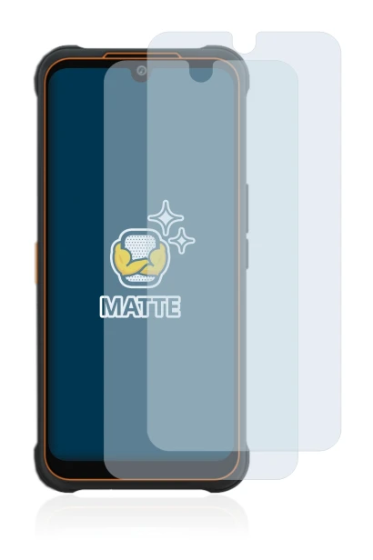 Image de l'appareil AGM Glory Pro avec une grande variété de protections d'écran.