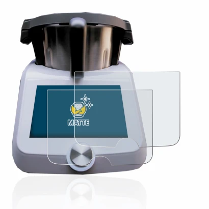 Image de l'appareil SilverCrest Monsieur Cuisine Smart avec une grande variété de protections d'écran.