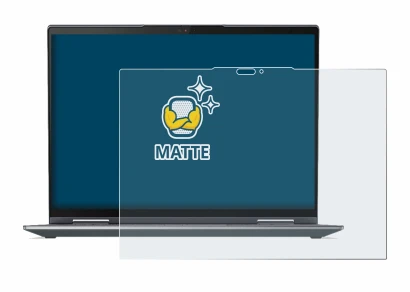 Image de l'appareil Lenovo ThinkPad X1 Yoga Gen 7 avec une grande variété de protections d'écran.