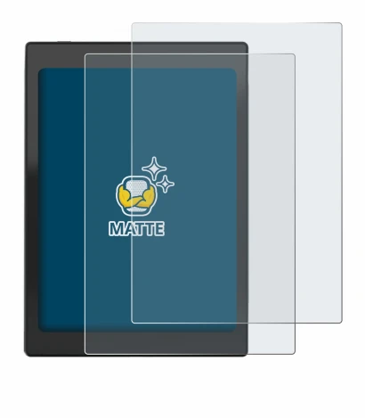 Image de l'appareil Boox Nova Air C avec une grande variété de protections d'écran.