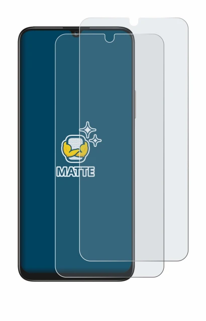 Image de l'appareil Honor X7 avec une grande variété de protections d'écran.