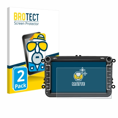 Face avant d’un emballage produit avec le logo de la marque BROTECT. À côté, l’appareil M.I.C. AV8V7-Lite est représenté avec 