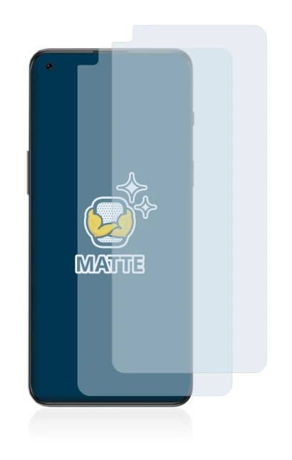 Image de l'appareil OnePlus Nord 2T 5G avec une grande variété de protections d'écran.