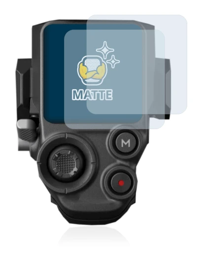 Image de l'appareil DJI RS 3 avec une grande variété de protections d'écran.