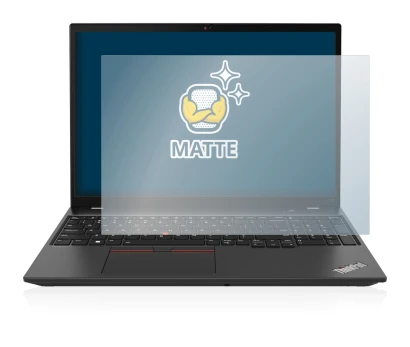 Image de l'appareil Lenovo ThinkPad T16 Gen 1 16" avec une grande variété de protections d'écran.
