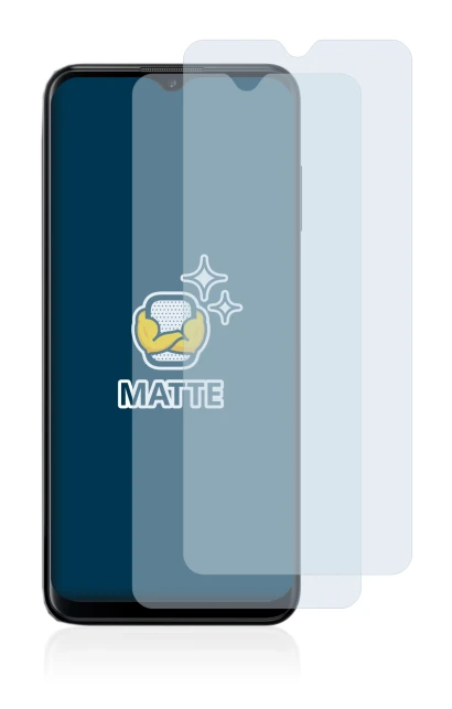 Image de l'appareil Nokia G60 avec une grande variété de protections d'écran.