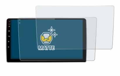 Image de l'appareil Junsun V1 pro 9" avec une grande variété de protections d'écran.