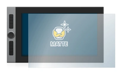 Image de l'appareil XP-Pen Artist Pro 16 15.4" avec une grande variété de protections d'écran.